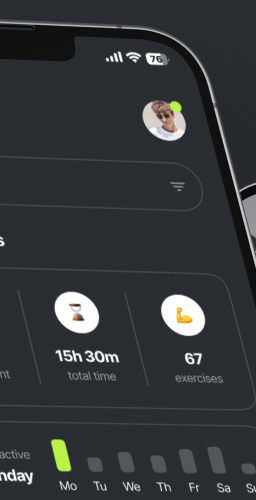 Fitzy — Weekly progress and streaks.