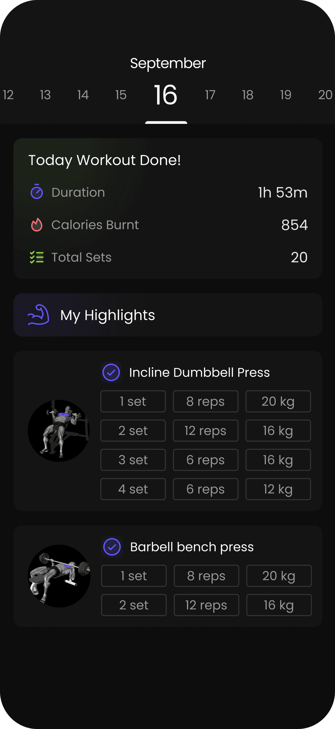 Coachify.AI — Progress tracking and strength reports.