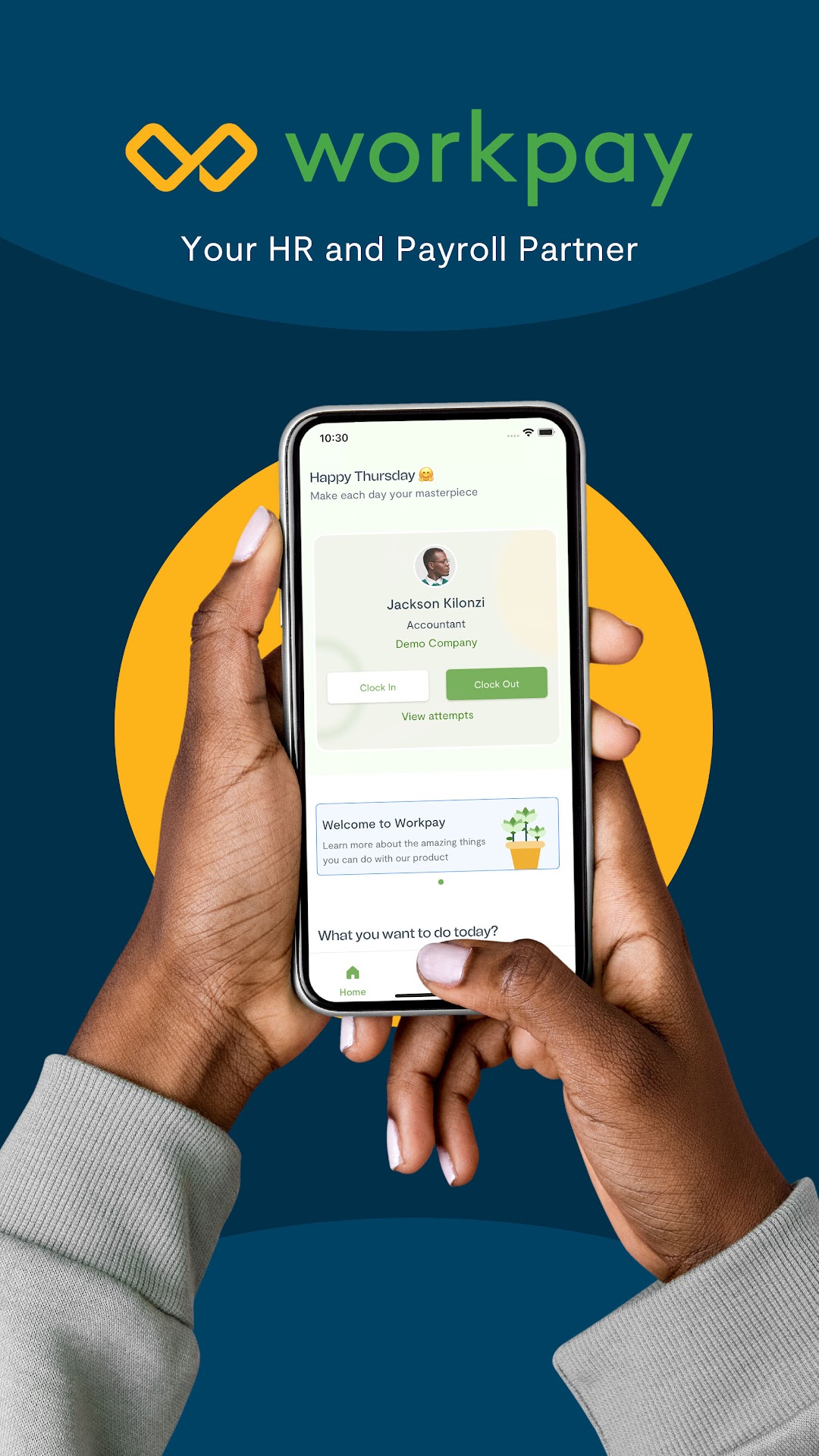 Workpay employee self-service dashboard